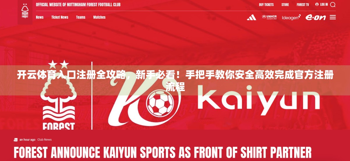 开云体育入口注册全攻略，新手必看！手把手教你安全高效完成官方注册流程