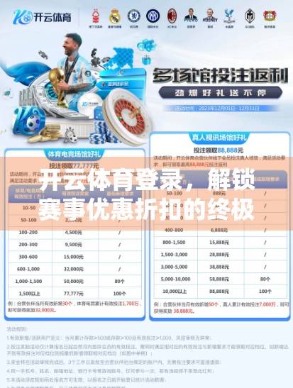开云体育登录，解锁赛事优惠折扣的终极指南—如何用最低成本看懂每一场精彩？