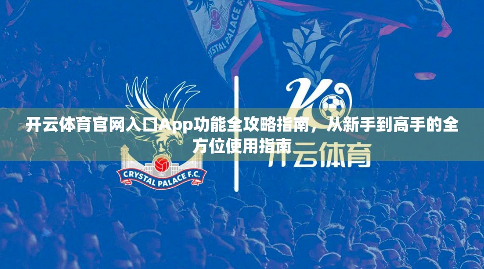 开云体育官网入口App功能全攻略指南，从新手到高手的全方位使用指南