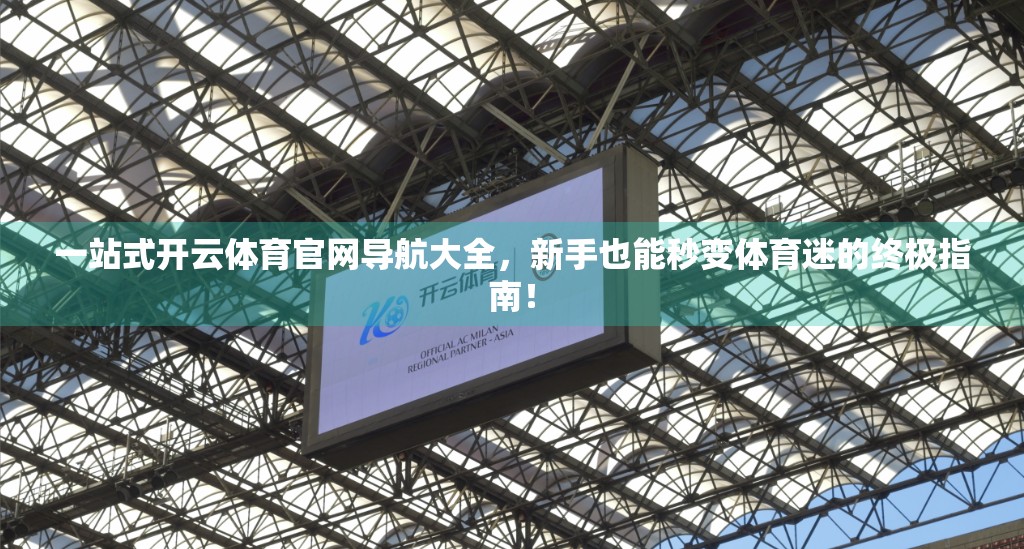 一站式开云体育官网导航大全，新手也能秒变体育迷的终极指南！